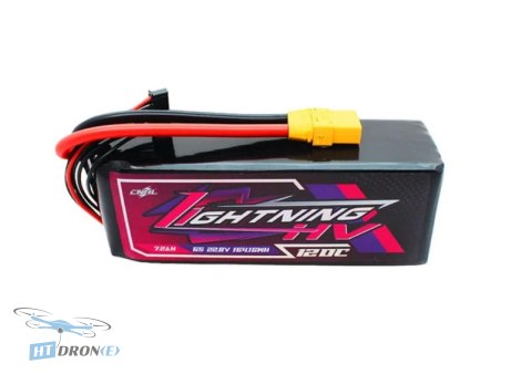 CNHL Bateria CNHL Lightning LiHV LiPo 6S 7200mAh 120C XT90