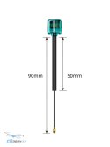 FlyFishRC Antenna FlyFishRC OSPREY 5.8G IPEX 90mm LHCP Cyan