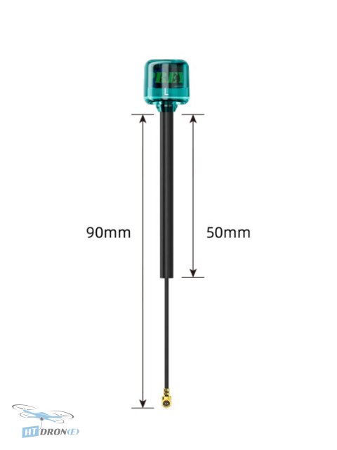 FlyFishRC Antenna FlyFishRC OSPREY 5.8G IPEX 90mm LHCP Cyan