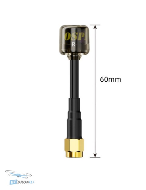 FlyFishRC Antenna FlyFishRC OSPREY 5.8G SMA Male 60mm RHCP Black