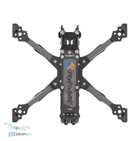 FlyFishRC Frame FlyFishRC Volador II VX5 O4 Pro FPV Freestyle T700 Black