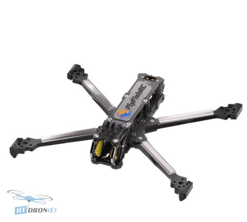 FlyFishRC Frame FlyFishRC Volador II VX6 O4 Pro Deadcat T700 Black