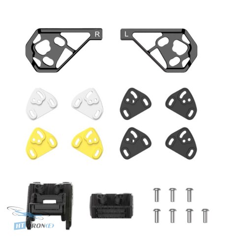 FlyFishRC Frame upgrade kit FlyFishRC DJI O4 Pro for Volador II 5-6inch V2 Black