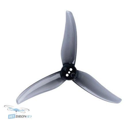 Gemfan Propeller Gemfan 3520 Hurricane PC 3-Blade T-mount 1.5mm Clear Gray (2CW+2CCW)