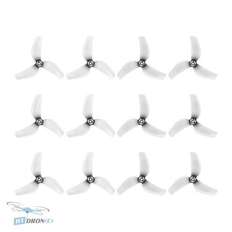 Gemfan Śmigła BETAFPV Gemfan 1811 PC 3-Blade 1.8" 1.5mm Transparent Grey (6CW+6CCW)