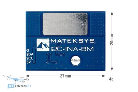Monitor mocy MATEKSYS i2C-INA-BM