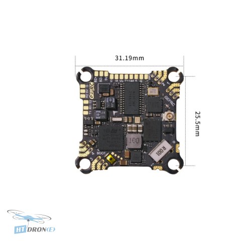 GEPRC TAKER F411 8Bit 12A AIO FC side view best product price at HTDRONE shop