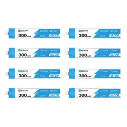 Battery BETAFPV LiHv 1S 4.35V 300mAh 30C HV BT2.0 (8pcs)