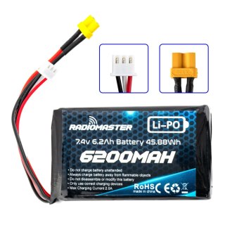 Battery RadioMaster 6200mah 2S Lipo