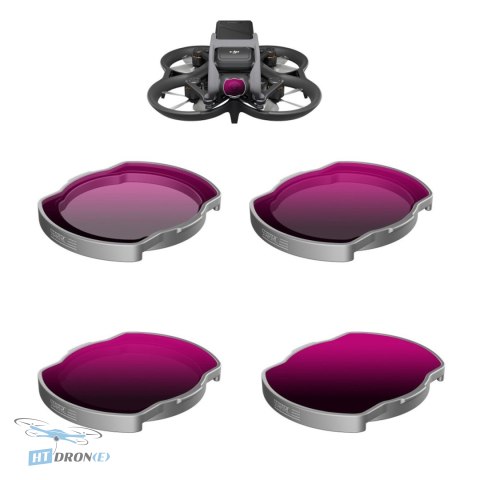 STARTRC Filter Set DJI Avata ND8 ND16 ND32 ND64 side view - buy now at HTDRONE
