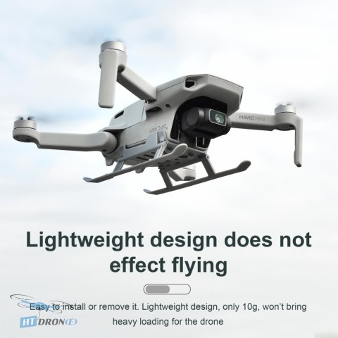 STARTRC składane podwozie do DJI Mini 2 Mavic Mini SE - widok z boku, detale produktu
