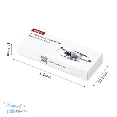 STARTRC składane podwozie do DJI Mini 2 Mavic Mini SE - górny widok, konstrukcja