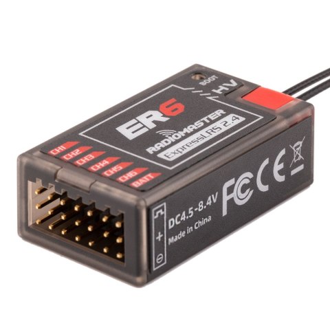 Receiver RadioMaster ER6 ELRS 2.4GHz PWM