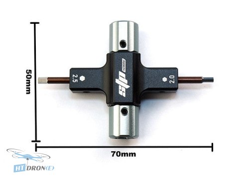 RushFPV 4-in-1 Prop Tool RushFPV (2&2.5MM) - top-down view of the tool's mechanism