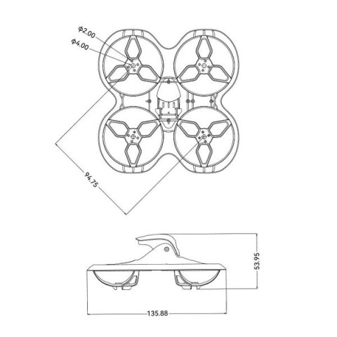Frame BETAFPV Cetus X