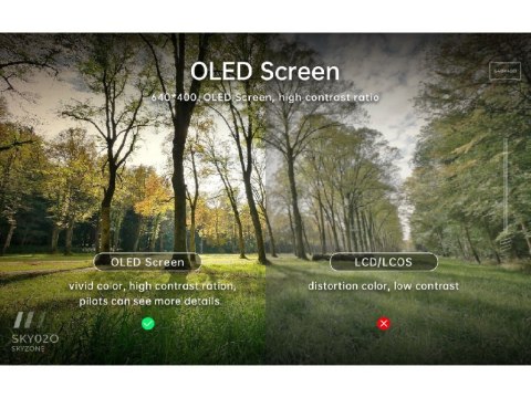 Goggles SKYZONE SKY02O (Black)