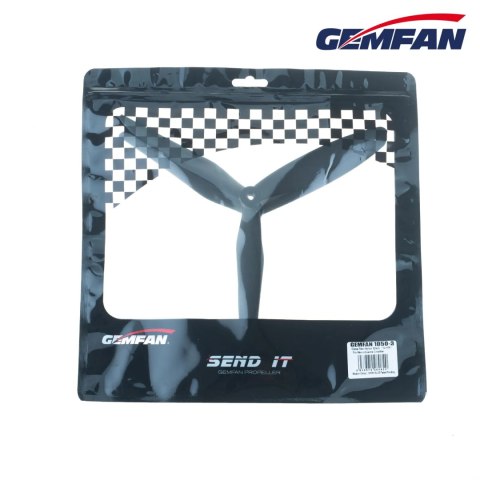 Propellers Gemfan 1050-3 Glass Fiber Nylon - Black - (1CCW+1CW)