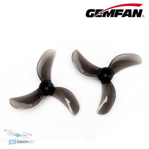Gemfan 1208-3 Clear Black PC Durable 31mm śmigła 1.5mm - główny widok kup teraz w HTDRONE