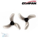Widok śmigieł Gemfan 1208-3 Midnight Gray PC Durable 1mm z bliska cena HTDRONE