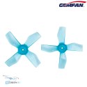Gemfan 1220-4 Clear Blue набір 8 шт пропелерів для FPV дронів 31мм PC Durable огляд