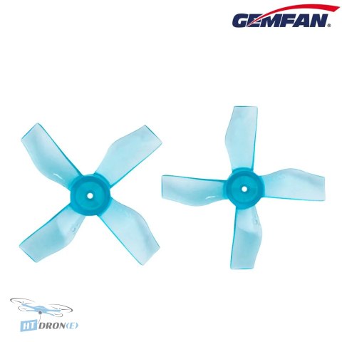 Gemfan 1220-4 Clear Blue набір 8 шт пропелерів для FPV дронів 31мм PC Durable огляд