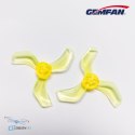 Gemfan 1635-3 40mm PC Durable Clear Yellow пропелери FPV CW CCW купити в магазині HTDRONE