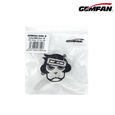 Propellers Gemfan Ducted D90-3 (3.5Inch) PC M5 - Milk White - (2CCW+2CW)