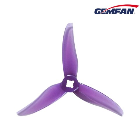 Propellers Gemfan Hurricane 3520-3 PC Durable 1.5mm&M5 (Adapter) - Purple - (2CCW+2CW)