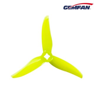 Propellers Gemfan Hurricane 3520-3 PC Durable 1.5mm&M5 (Adapter) - Yellow - (2CCW+2CW)