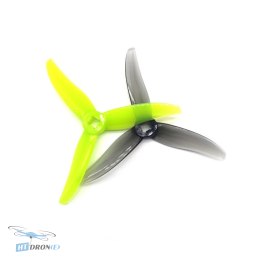 Gemfan Hurricane 3525-3 yellow FPV propellers durable 1.5mm M5 buy now at best HTDRONE shop