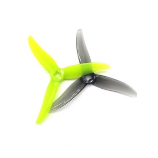 Propellers Gemfan Hurricane 3525-3 PC Durable 1.5mm&M5 (Adapter) - Yellow - (2CCW+2CW)