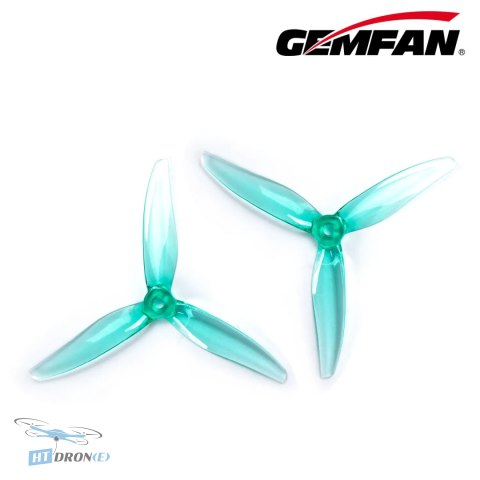 Opakowanie Gemfan Hurricane 5127-3 PC Durable Clear Green śmigła FPV HTDRONE