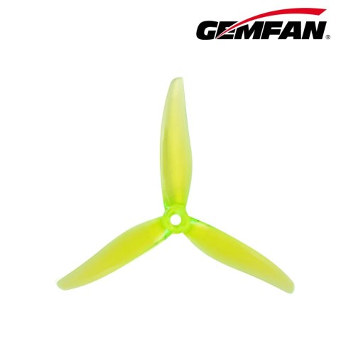 Propellers Gemfan Hurricane MCK 51366-3 ReV3 PC Durable - Radioactive Yellow - (2CCW+2CW)