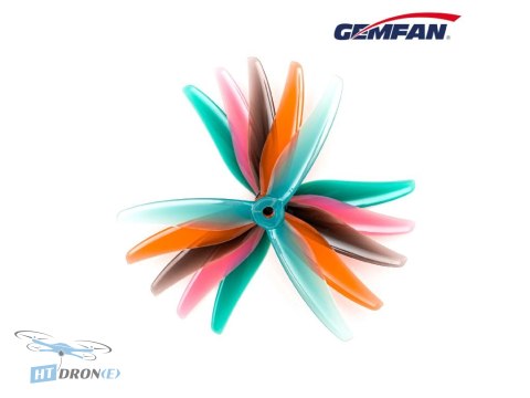 Gemfan Hurricane MCK 51466-3 V2 PC Bumble-bee śmigła FPV trzyczwarty widok cena HTDRONE