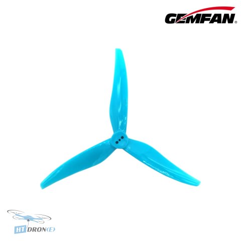 Gemfan Super Light 5125-3 Blue niebieskie śmigła FPV T-mount. Kup teraz w HTDRONE!