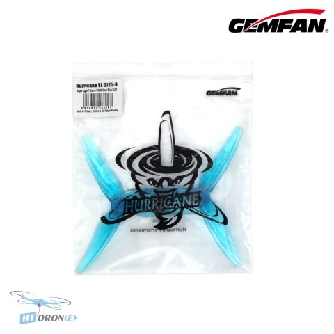 Górna część śmigła Gemfan Super Light 5125-3 Clear Blue FPV T mount sklep