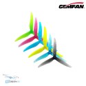 Rozmiar śmigła Gemfan Super Light 5125-3 Clear Blue FPV T mount porównanie HTDRONE