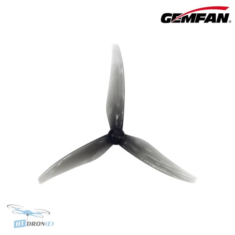 Gemfan Super Light 5125-3 PC T mount Clear Gray śmigła FPV - kup najlepszy zestaw
