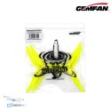 Gemfan Super Light 5125-3 Yellow śmigła FPV widok z góry detale konstrukcji