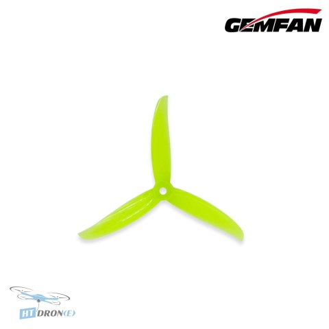 Gemfan Vannystyle 5136-3 neon yellow śmigła do dronów FPV kup w najlepszym sklepie HTDRONE