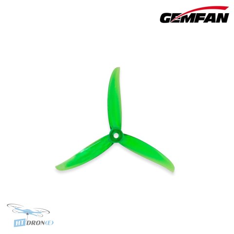 Gemfan Vannystyle 5136-3 PC zielone przezroczyste śmigła do drona FPV kup teraz w HTDRONE