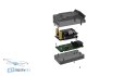 SKYZONE SteadyView X FPV receiver IPS close-up on casing and finish