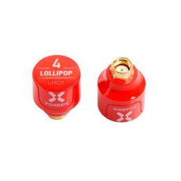 Antenna Foxeer Lollipop 4 Stubby LHCP RPSMA Red (2pcs)