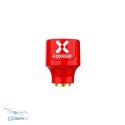 Czerwona antena FPV Foxeer Lollipop 4 Stubby LHCP RPSMA zestaw 2 sztuk widok z boku