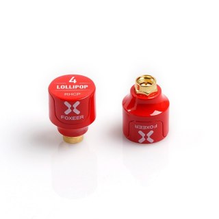 Antenna Foxeer Lollipop 4 Stubby RHCP SMA Red (2pcs)
