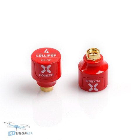 Foxeer Lollipop 4 Stubby RHCP SMA czerwona antena FPV do gogli kup teraz w HTDRONE