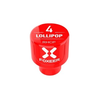 Antenna Foxeer Lollipop 4 Stubby RHCP SMA Red (2pcs)