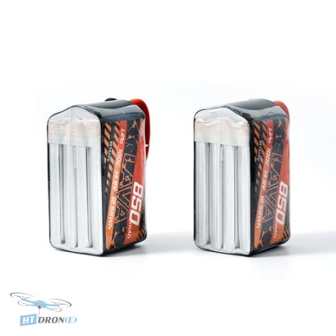 BETAFPV LAVA LiPo 4S 14.8V 850mAh battery 3/4 view, great price at HTDRONE