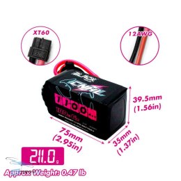 CNHL LiPo 6S 22.2V 1100mAh 100C XT60 najlepszy akumulator do drona kup w HTDRONE