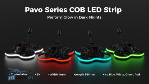 BETAFPV COB LED Strip Pavo series 560mm Ice Blue вид 3/4 ціна в магазині HTDRONE